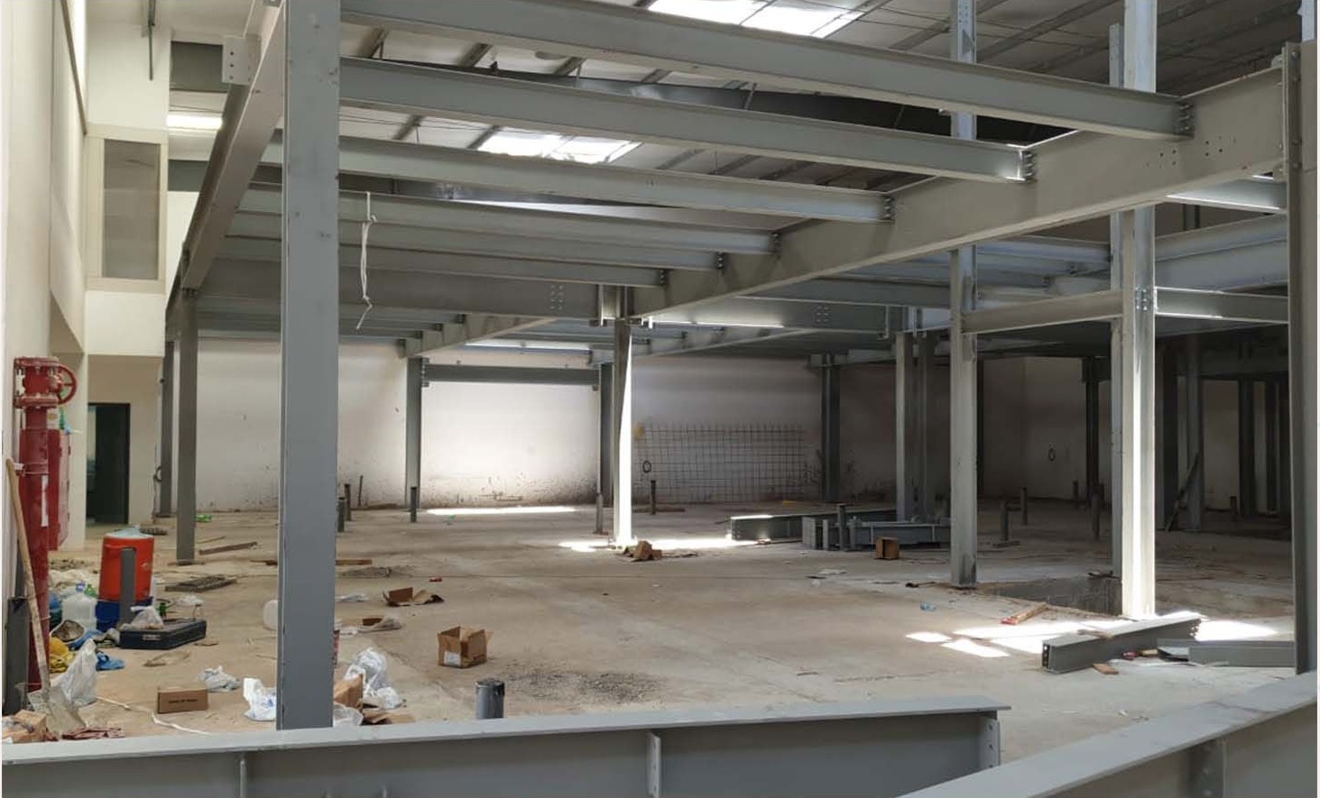 Structures & Steel: Steel Structures & Engineering; steel interior open frame2