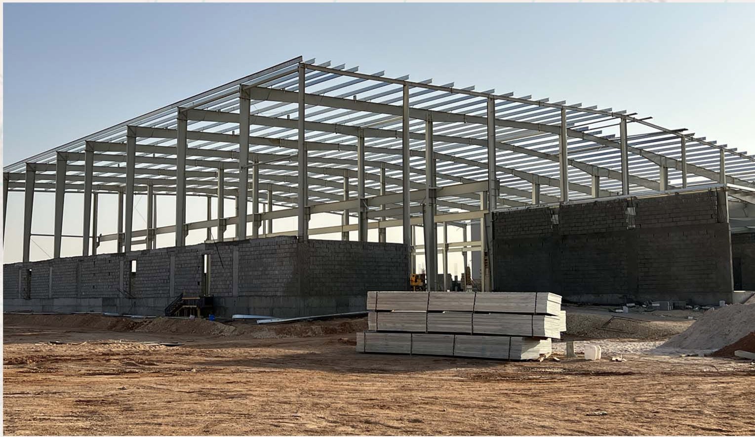 Steel warehouse structure