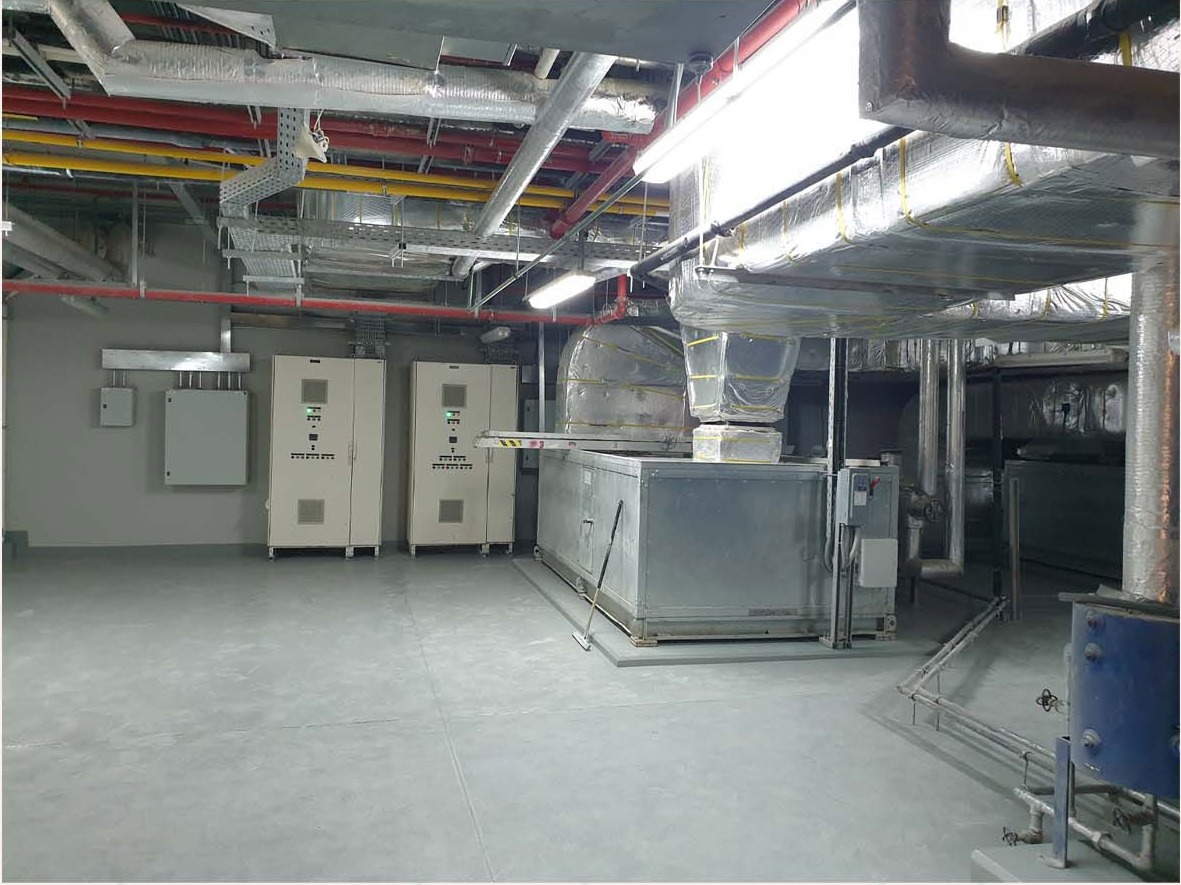 MEP HVAC plant room