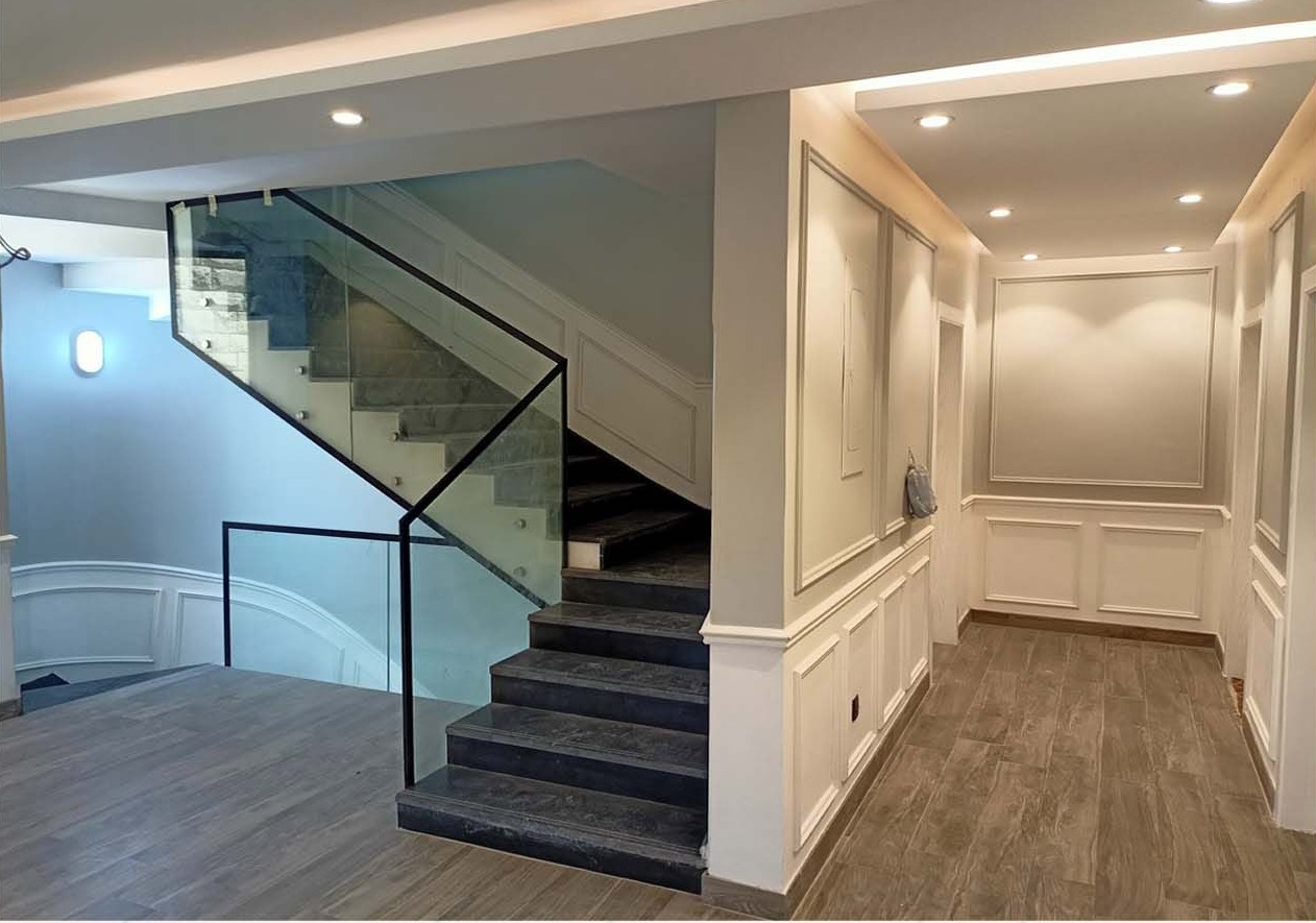Wooden staircase