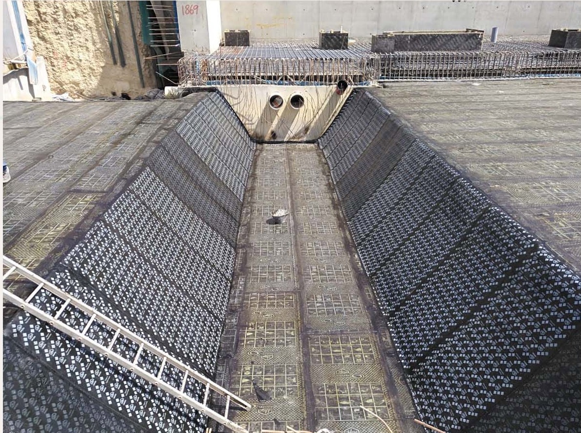 Insulation: Waterproofing & Insulation; insulation drainage cells