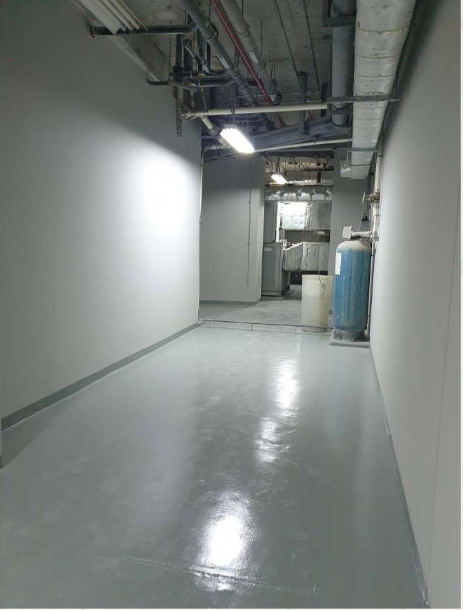 Insulation: Waterproofing & Insulation; insulation epoxy corridor floor
