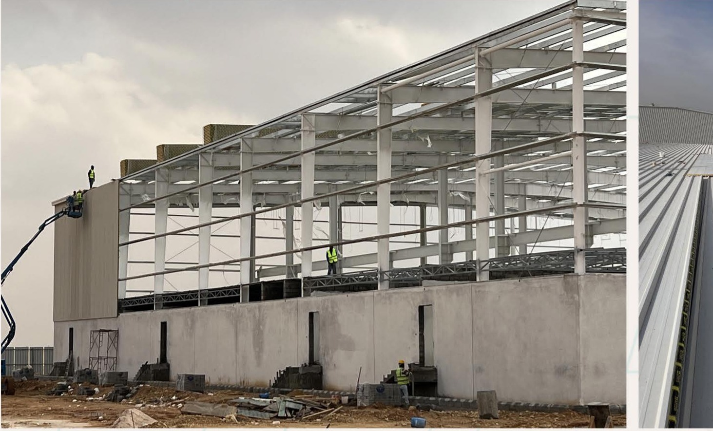 Structures & Steel: Steel Structures & Engineering; steel frame exterior wall low