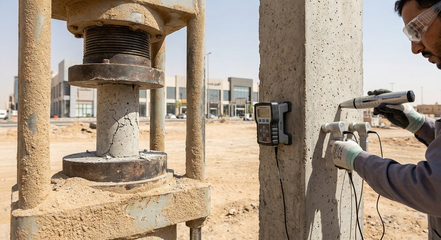 QC Testing – Boran Square, Olya Street, Riyadh