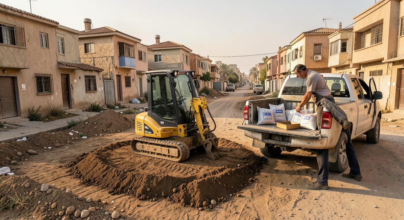 الدراسة الجيوتقنية لمشروع كمباوند سكني بأحياء النموذجية وأم الحمام الغربي بالرياض