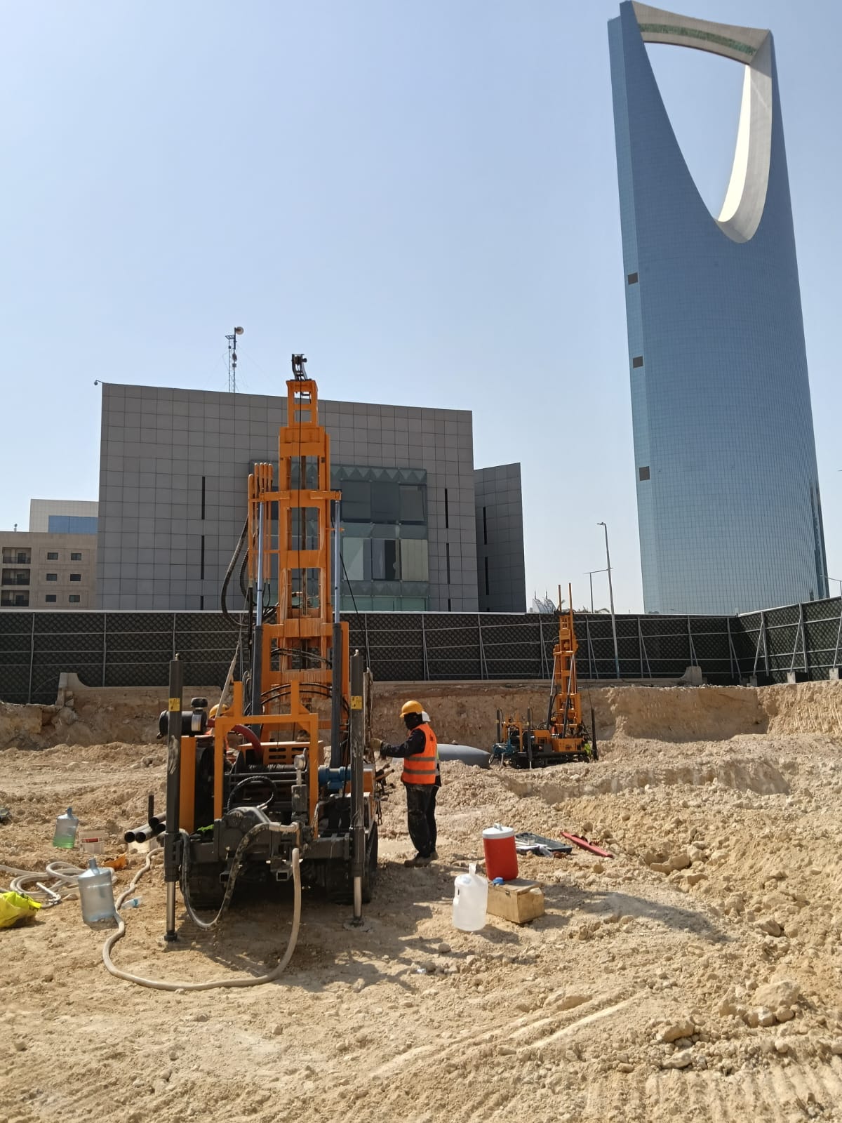 GEODRILL field crew on active site